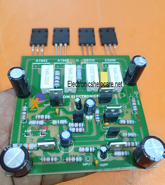 Amplifier circuit 200 watts,