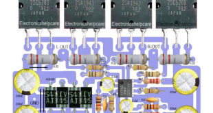 Easy amplifier circuit using transistor