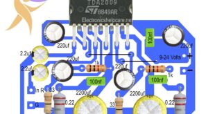 PCB Layout Mini amplifier TDA 2009