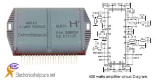 400watts amplifier circuit RSN308M24