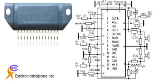 Amplifier circuit diagram using RSN35h1