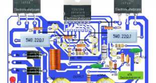 Audio amplifier circuit using TDA7294