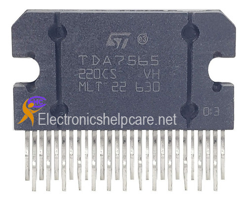 Car audio circuit using TDA7565