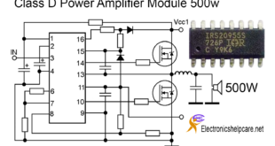 Class D Power Amplifier Module 500W