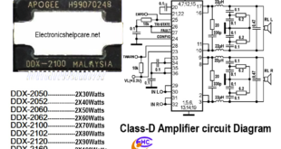 Class-d amplifier circuit diagram