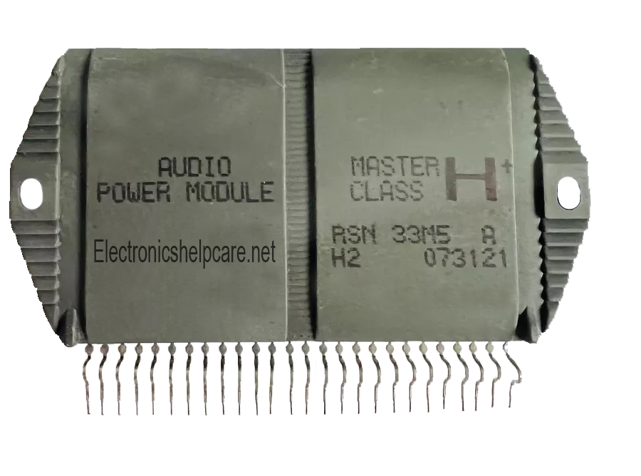 Amplifier circuit diagram using RSN33M5