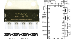 Surround amplifier using HA13156