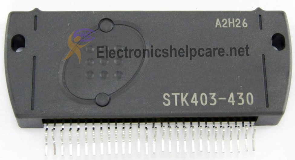 Amplifier circuit using stk403-430