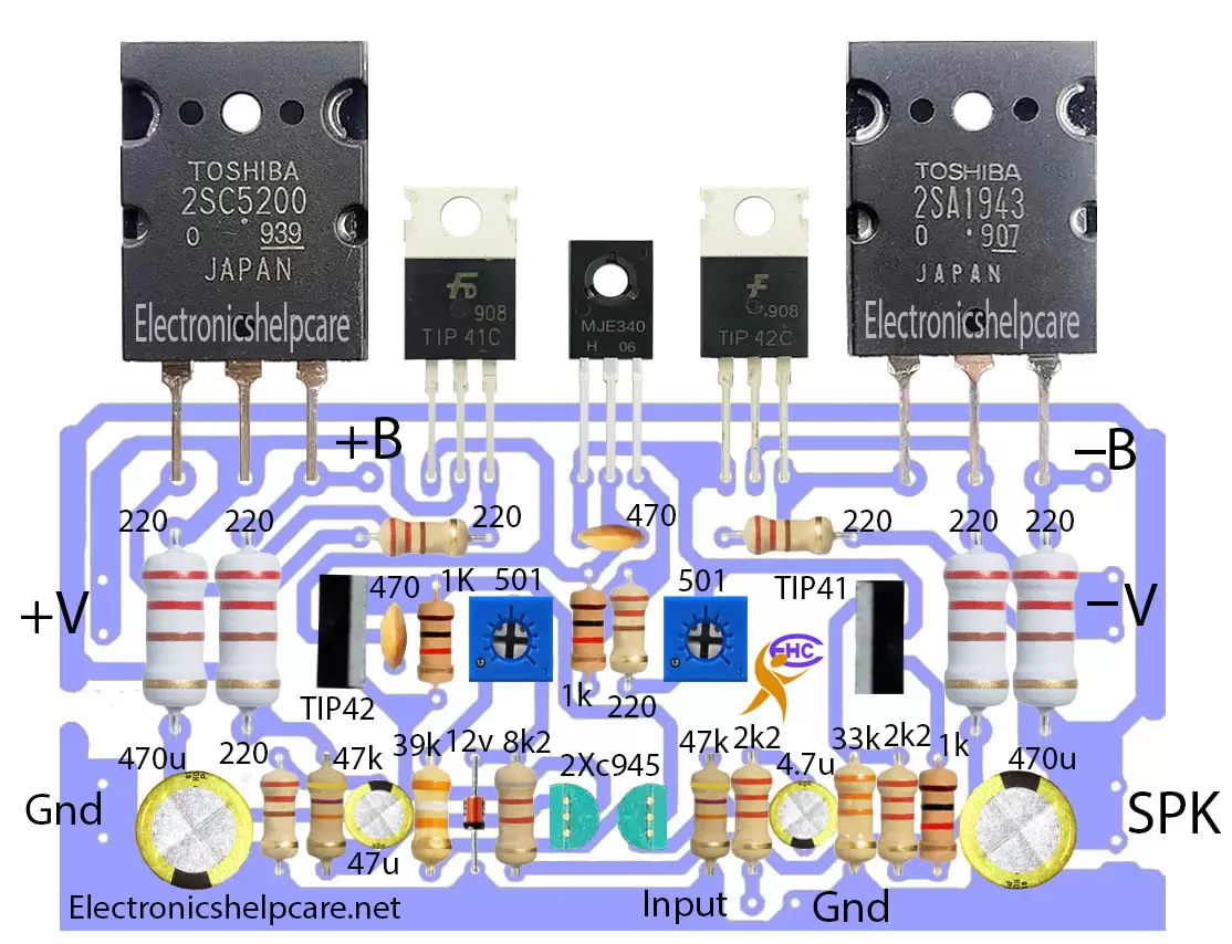 DIY driver circuit diagram.