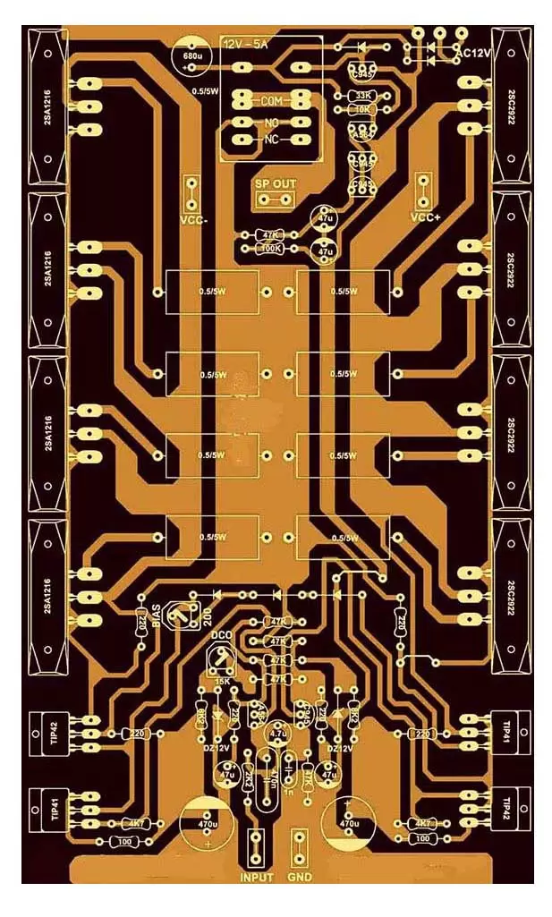 PCB Power Amplifier 1000Watt