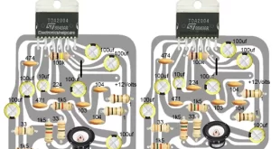 DIY 12 volt car amplifier circuit