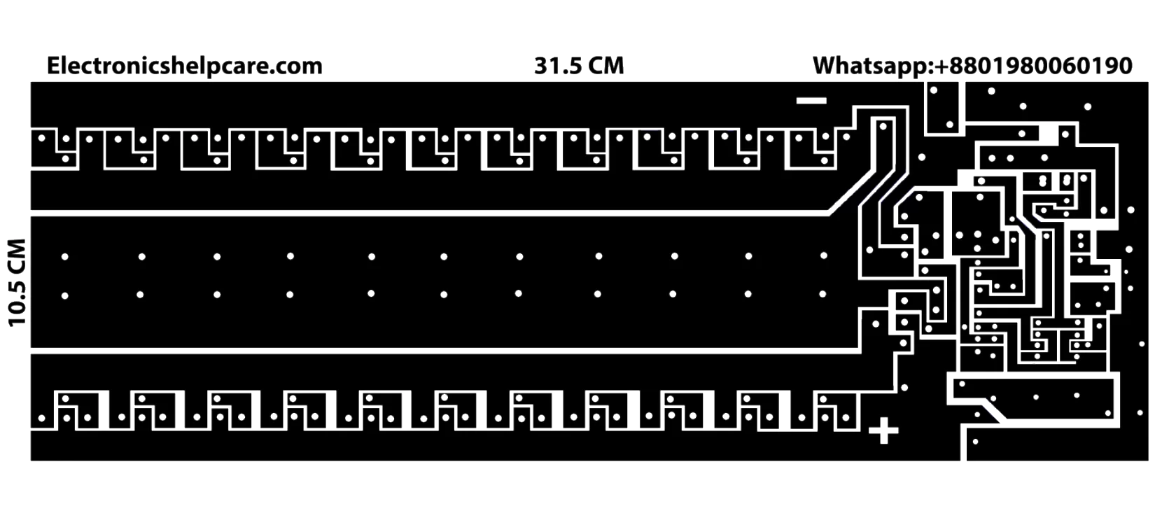 DIY amplifier circuit diagram 500+500 watts