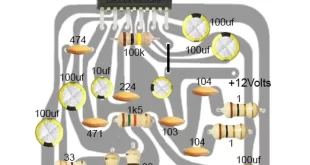 DIY car amplifier circuit diagram using tda2004,