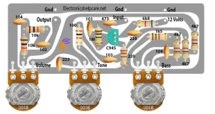 Preamplifier circuit diagram